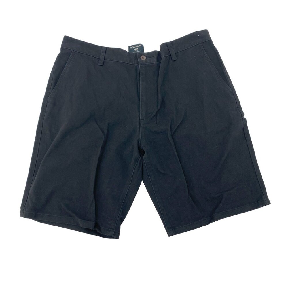Dockers | Men's Flat Front Short | Casual | Black | Size 36